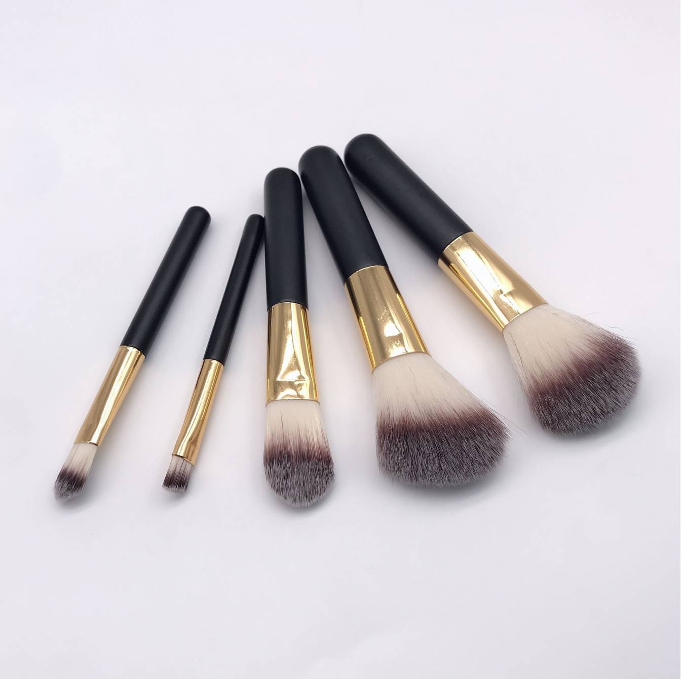 Black Luxury Makeup Brush Set Kit Wholesale Price Wood Handle Accept Private Label Cosmetic makeup brush